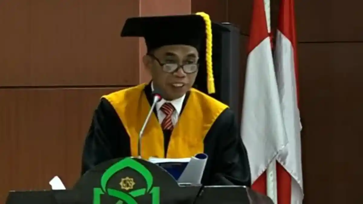 Sosok Muhammad Sabri Dikukuhkan Guru Besar Ilmu Filsafat Islam UIN Alauddin Makassar