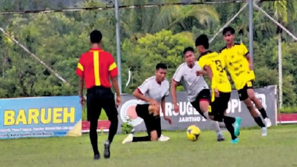 ISBI Aceh Segel Tiket Semifinal Sepakbola Piala Pemuda Jantho 2022