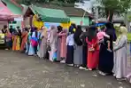 Telur Rp25.000 Sekilo Ludes Diborong Ibu-ibu dalam 30 Menit saat GPM Wringin, Sembako Dijual Murah