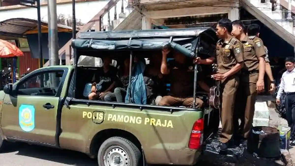13 Anak Jalanan Diangkut Pol PP Bungo