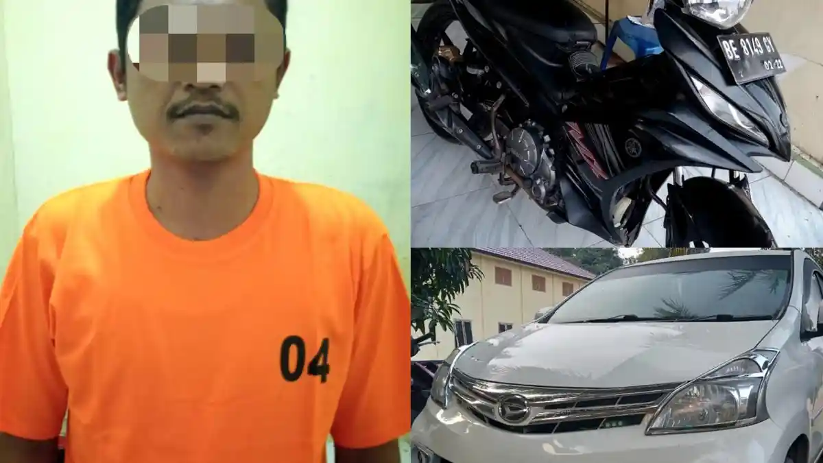 Modus Rental, Pria Seputih Banyak Lampung Tengah Gadaikan Mobil Teman