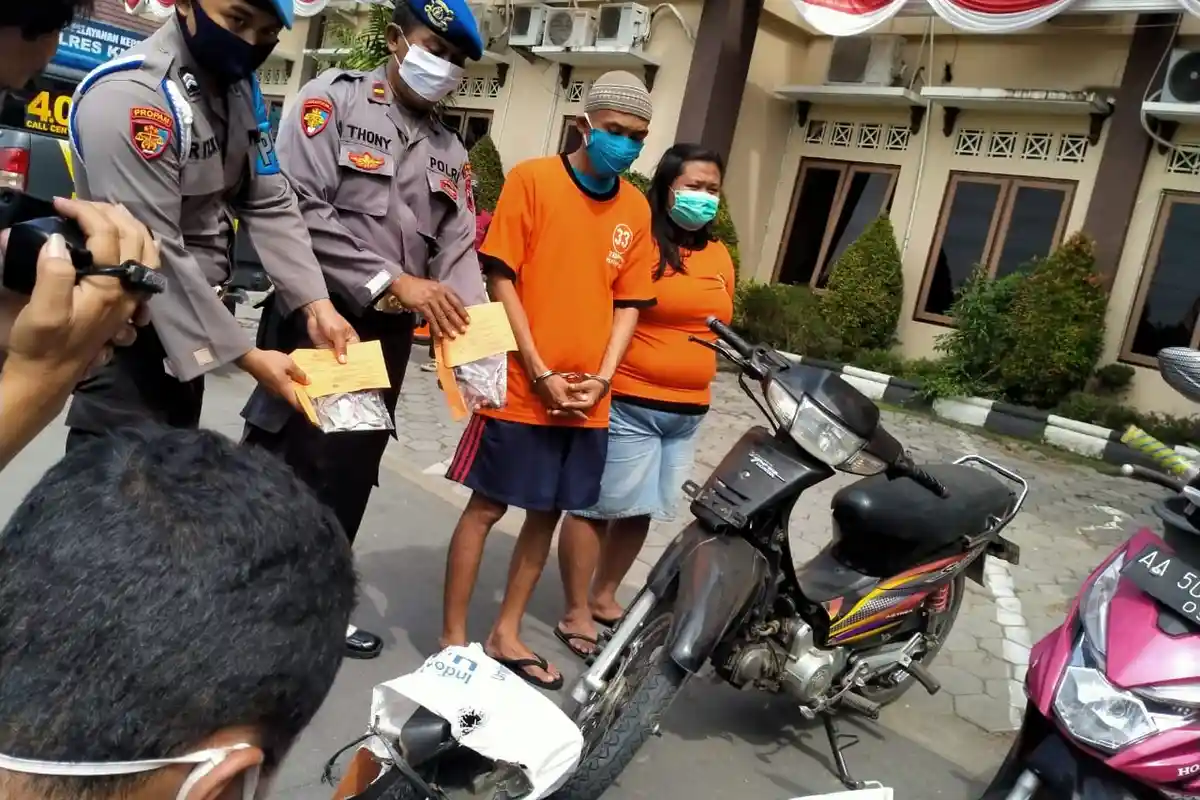 Cerita Pasutri Mencuri Motor di Bayat Klaten, Jebol Lubang Kunci dengan Kunci Leter Y