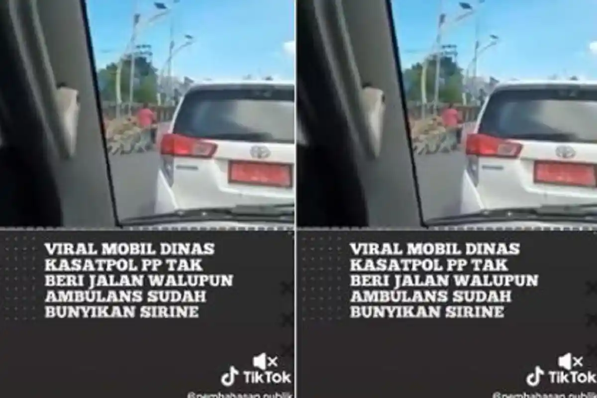 Viral Mobil Dinas Kepala Satpol PP Banda Aceh Diduga Halangi Laju Ambulans, Begini Akhirnya
