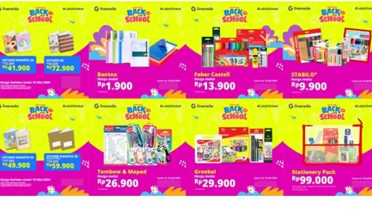 Promo Spesial Gramedia Sambut Kembali ke Sekolah