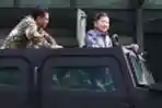 Menteri Suharso Monoarfa Naik Komodo di PT Pindad