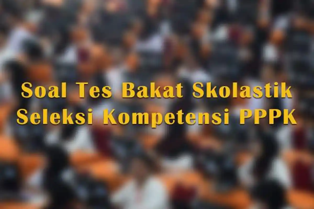 Persiapan Seleksi Kompetensi PPPK 2023, Pelajari Soal Tes Bakat Skolastik Berikut Ini
