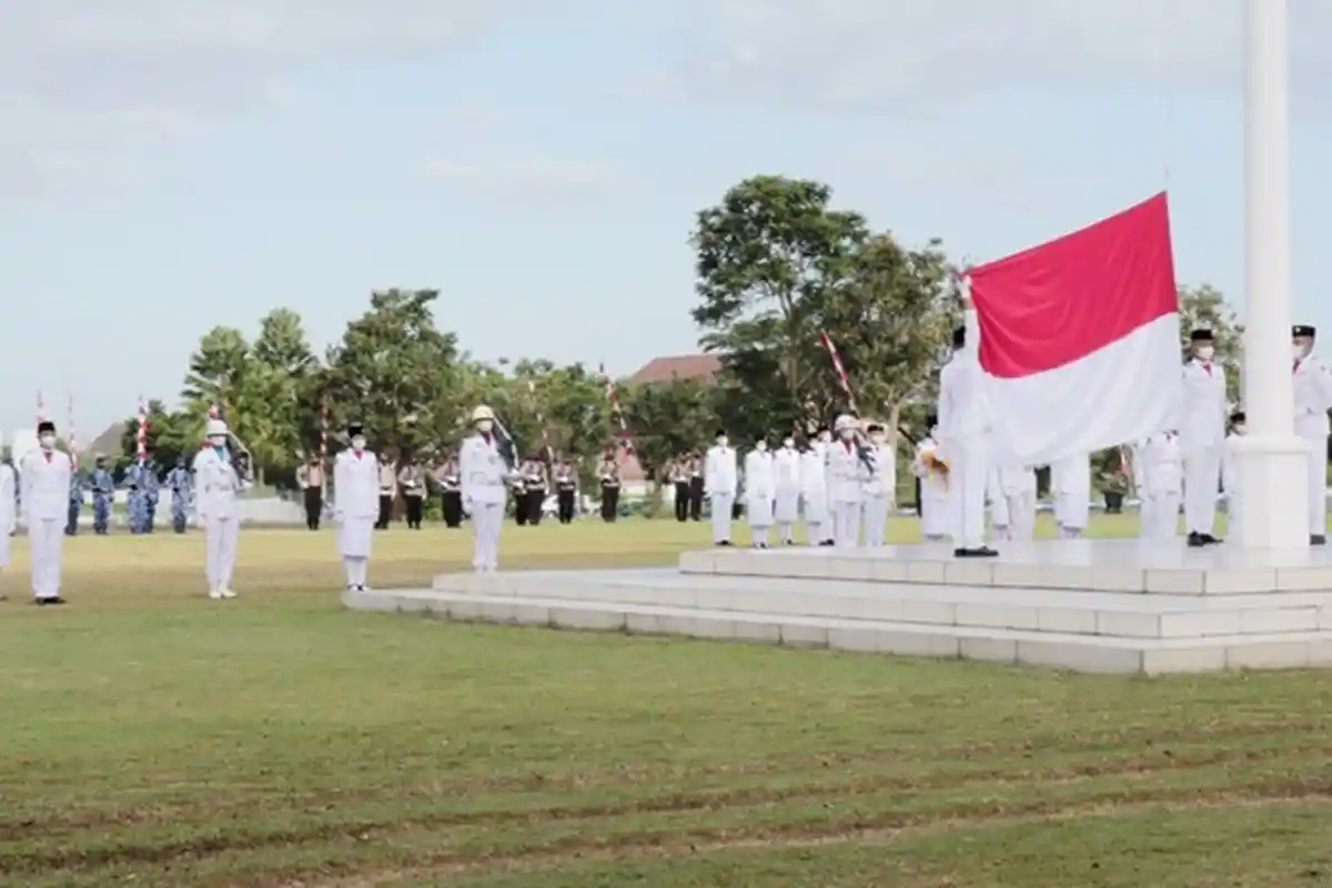 Waktu Pemasangan Bendera Merah Putih, Simak Ukuran Bendera Merah Putih yang Ada