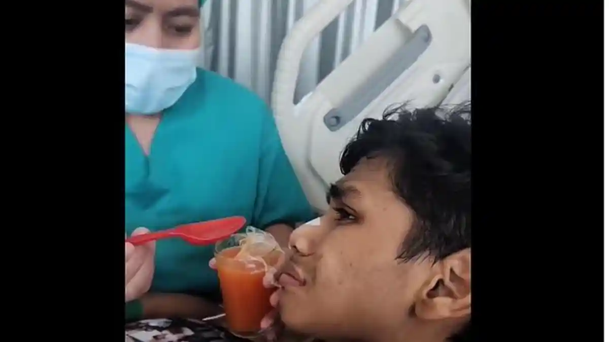 Kondisi David Ozora Hari Ke-25: Sudah Bisa Minum Jus Buah, Berdiri dan Mengedipkan Mata