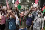 Demo Pengungsi Afghanistan di Kantor UNHCR Ricuh
