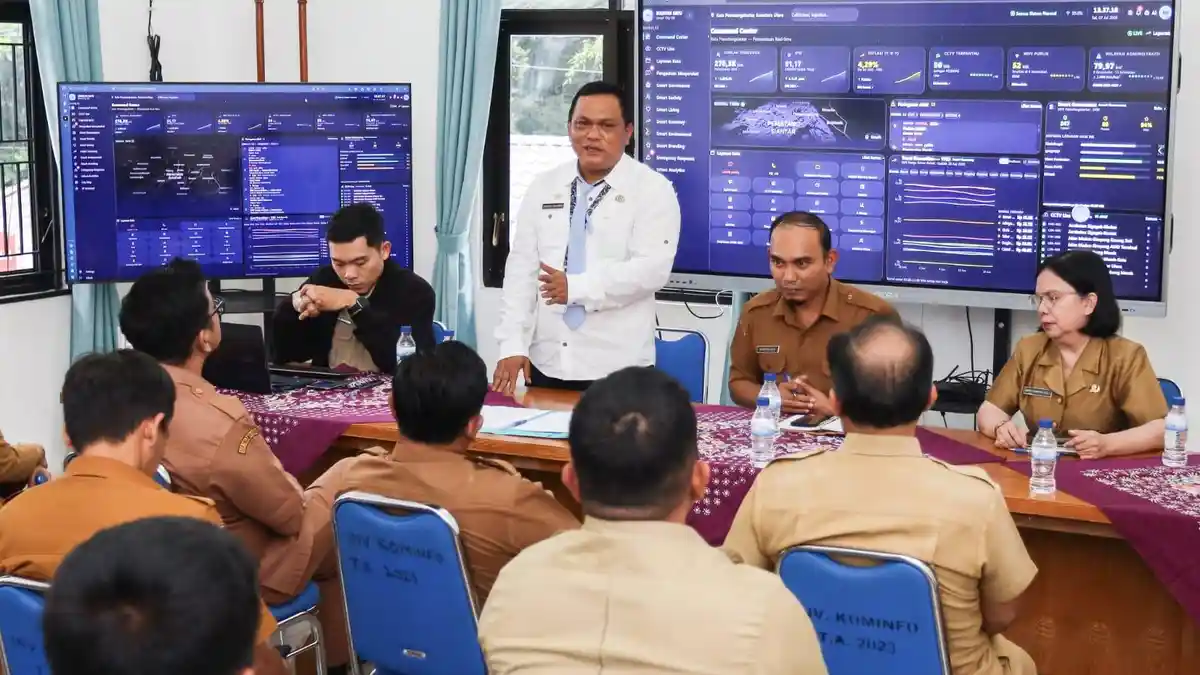 Kadis Kominfo Siantar Johannes Sihombing Gagas Dashboard Satu Data, Ini Tujuannya - Tribun-medan.com