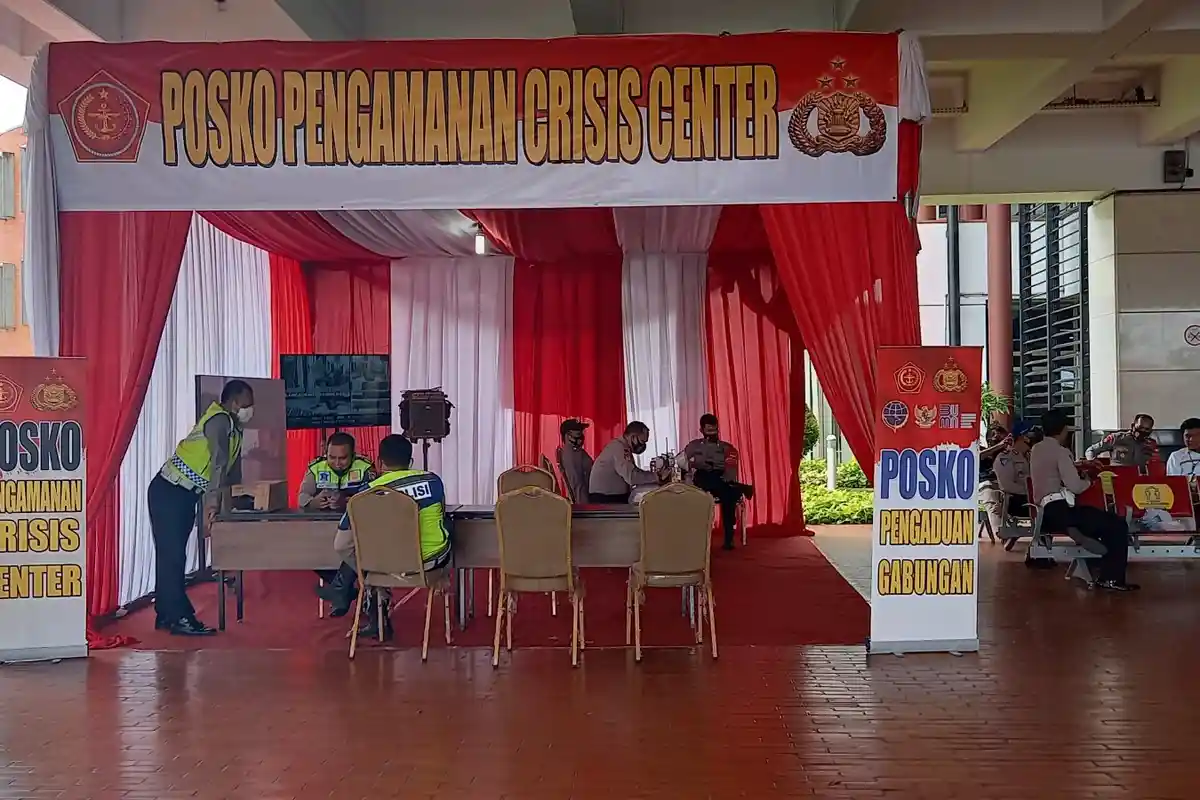 Polisi Buka Pos Crisis Center di Terminal 2D Bandara Soekarno-Hatta Terkait Sriwijaya Air