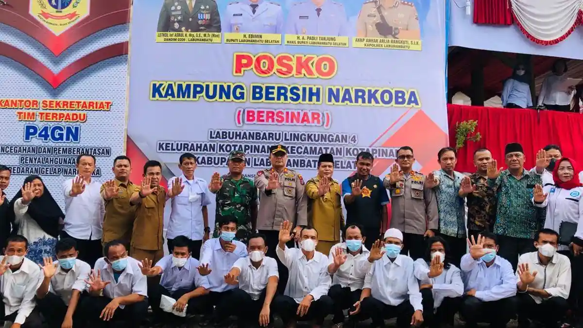 Sambut HUT Ke-76 Bhayangkara, Polres Labuhanbatu Bantu Rehabilitasi Pecandu Narkoba