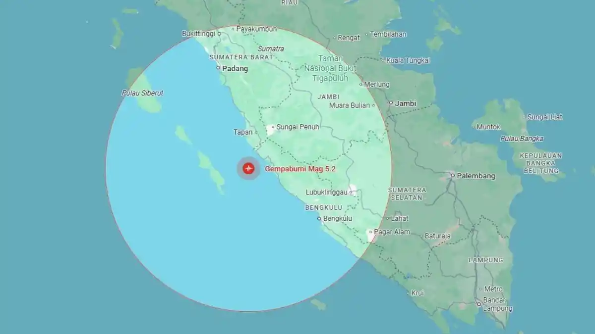 Kondisi Mukomuko Bengkulu Diguncang Gempa 5,2 Magnitudo, Warga Berhamburan Keluar