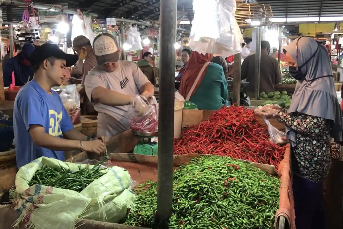 Hari Ini, Harga Cabai Turun, Cabai Merah Rp 38 Ribu-Rp 40 Ribu Per-Kilogram