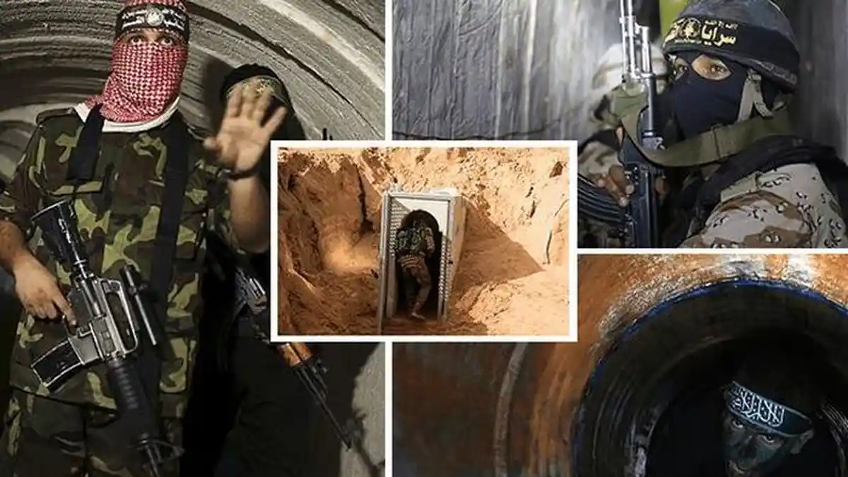 RAHASIA Terowongan Hamas di Gaza yang Disasar Israel, Lokasi Peluncuran Roket Dibangun 10 Tahun