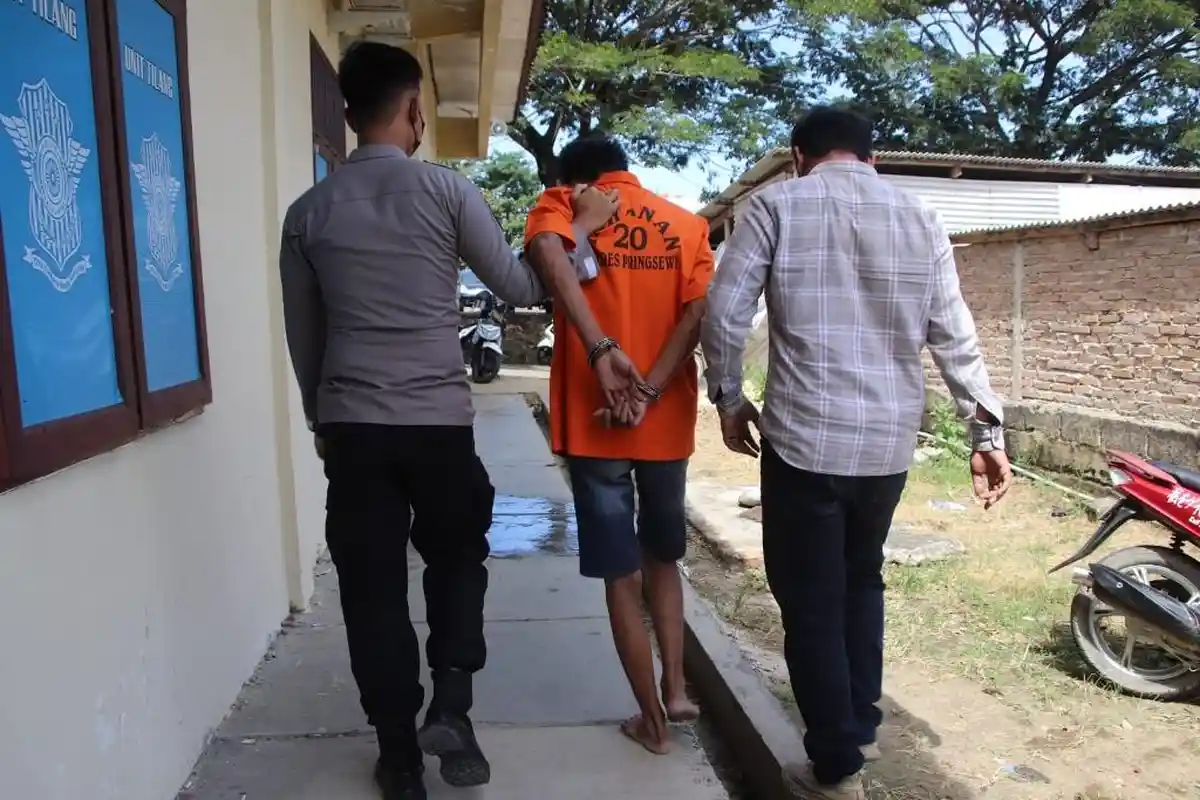 Polres Pringsewu Tangkap Pelaku Curanmor, Tersangka Juga Penadah Motor Curian