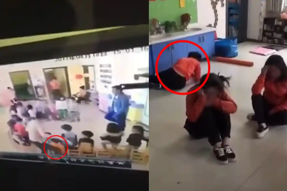 Tahu Anaknya Disiksa Guru Sekolah, yang Dilakukan Ibu-Ibu Ini Pada Pelaku Bikin Merinding!