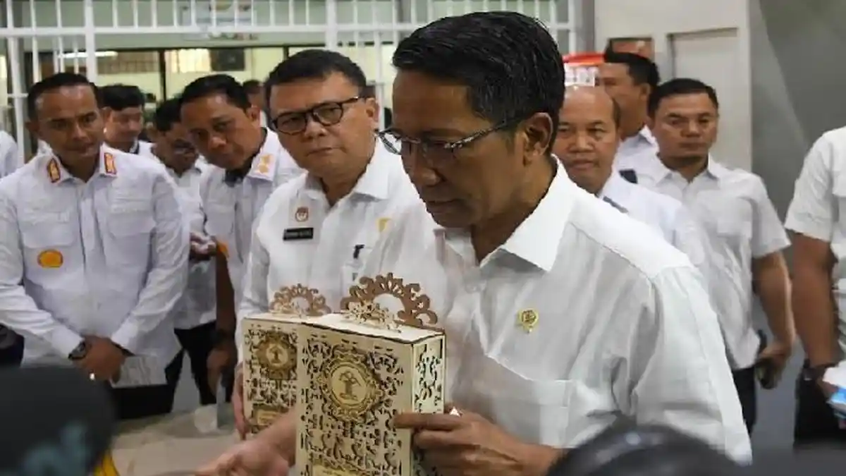 Menteri Hukum dan HAM Apresiasi Karya WBP, Upayakan Cari Pasar