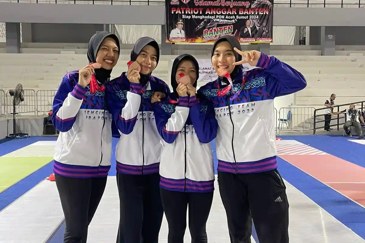 Atlet Anggar Kalbar Raih Perak dan Perunggu di Pra PON 2023, Jadi Bukti ke PON XII Aceh-Sumut 2024