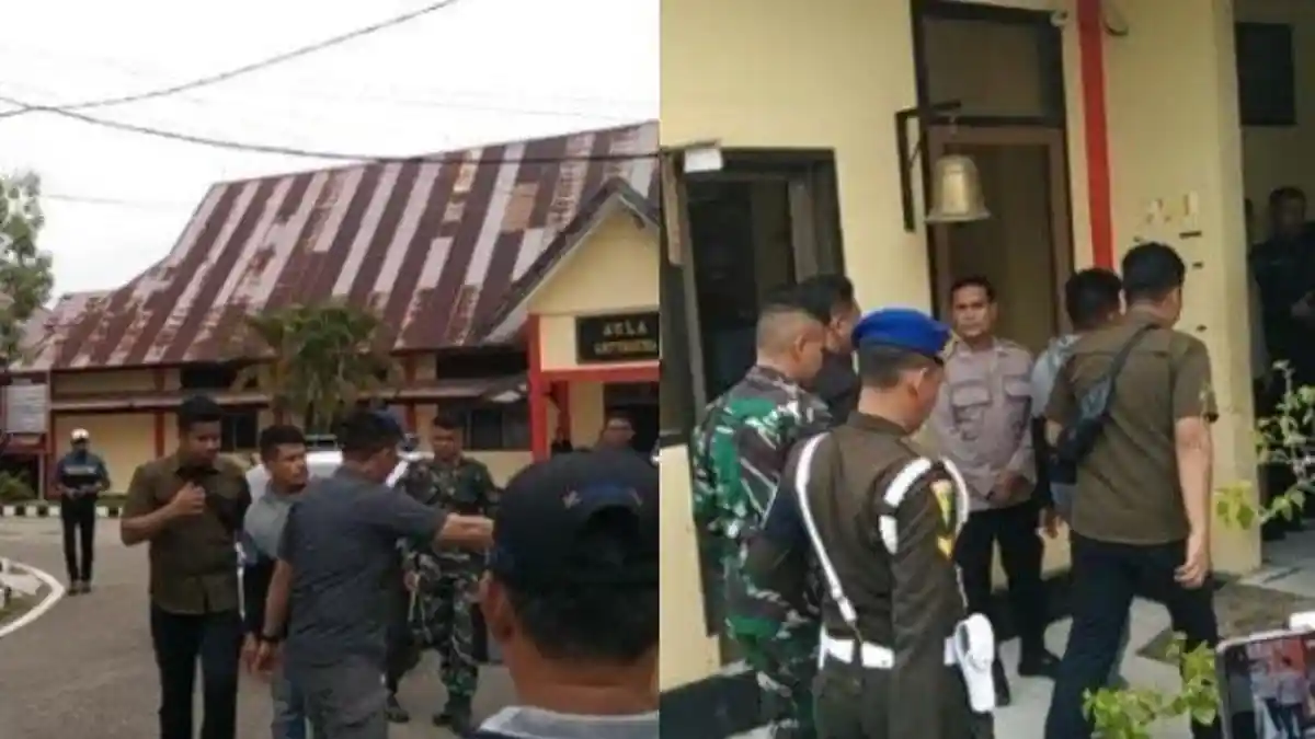 2 Prajurit TNI Diduga Aniaya 3 Anggota Polisi di Depan Gerbang Polsek Tiworo Tengah