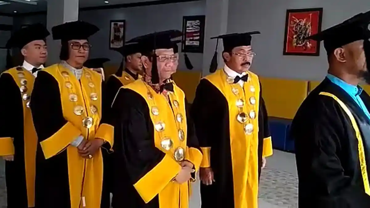 Didampingi Gubernur Kepri, Kedatangan Mahfud MD ke STTI Tanjungpinang Disambut dengan Kompang