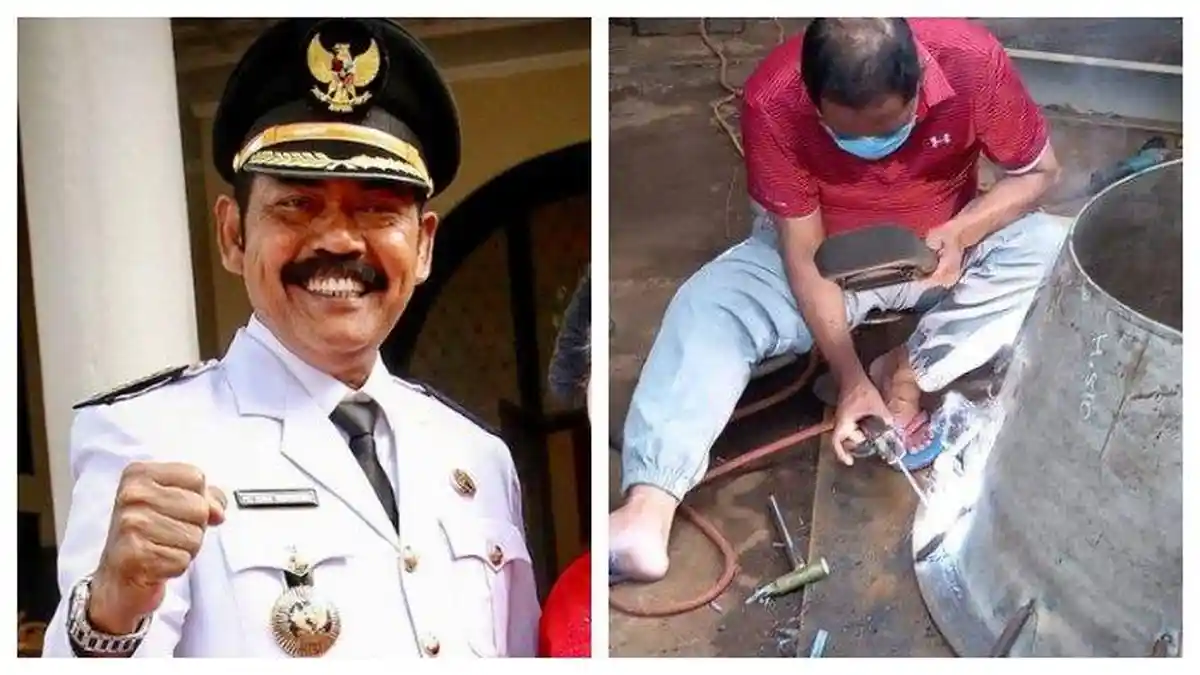 'Gak Usah Gengsi, Mantan Walikota Solo Jadi Tukang Las: Saya Bukan Penguasa