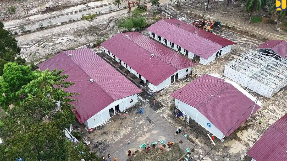Pembangunan 1.606 Unit Hunian Sementara di Aceh dan Tapsel Rampung Sebelum Ramadan