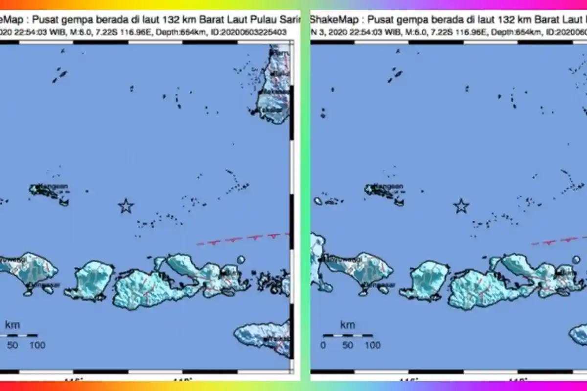 Gempa Magnitudo 6 Guncang Pulau Saringi, NTB, Getaran Gempa Terasa hingga Denpasar, Penjelasan BMKG