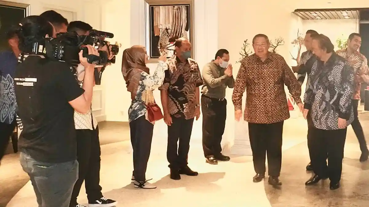 Setelah Prabowo, Giliran SBY Mengunjungi Surya Paloh di NasDem Tower
