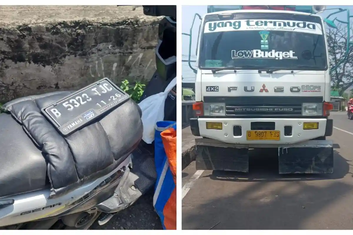Kecelakaan Hari Ini di Cengkareng Jakbar Libatkan Motor dan Truk Fuso, Korban Tutup Usia
