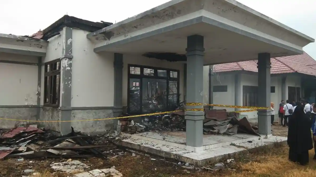 Satu Unit Motor Baru Milik Bidan Ikut Terbakar, Polisi Periksa Dua Saksi di TKP Kebakaran