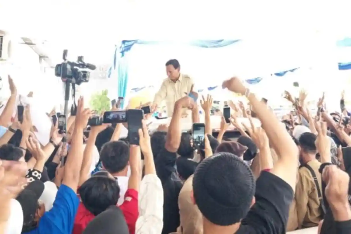 Prabowo ke Lampung Minta Doa, 'Bukan untuk Saya tapi untuk Rakyat Indonesia'
