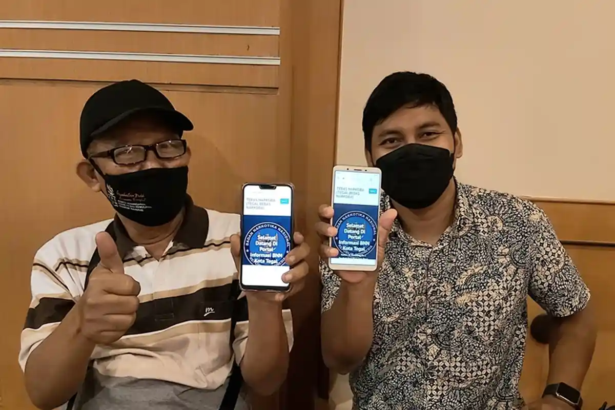 BNN Kota Tegal Kenalkan Aplikasi Tebas Narkoba, Siapapun Bisa Mengaksesnya