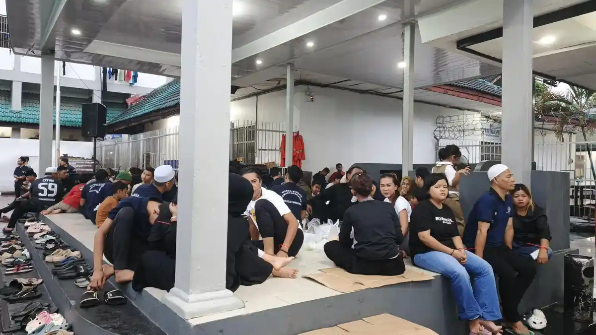 Ratusan Narapidana Rutan Kelas I Samarinda Buka Puasa Bersama Keluarga