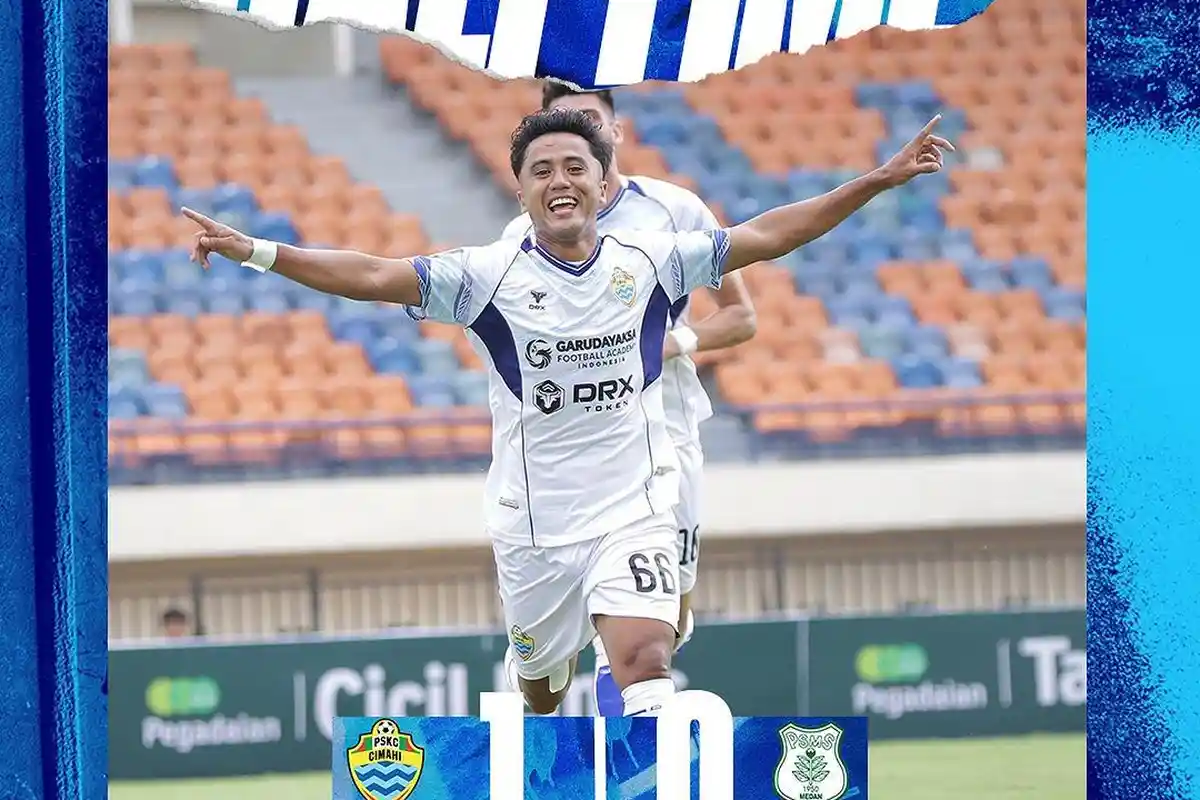 Hasil Skor Akhir PSKC vs PSMS Medan Liga 2 2024, Gol Al Maruf Gufroni Buat Ayam Kinantan Menangis