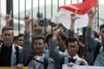 Aksi Mahasiswa Sambut Pelantikan DPR Baru