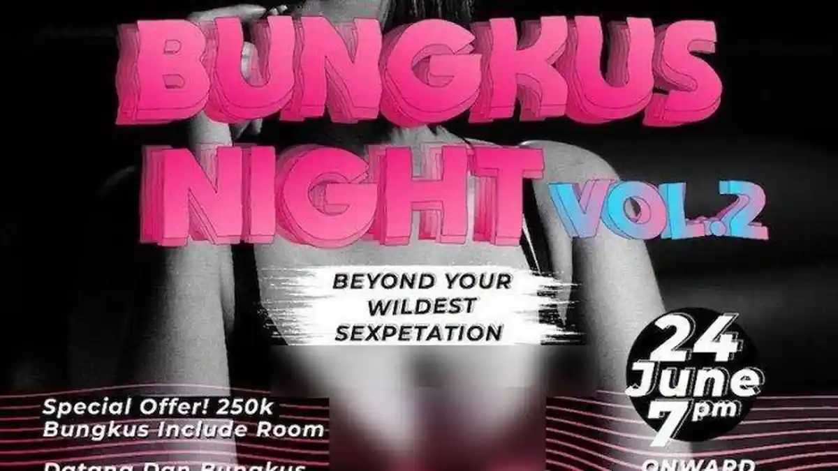 Buntut Hebohnya Poster Acara Bungkus Night Tarif Rp 250 Ribu di Jaksel, Polisi Segera Bertindak