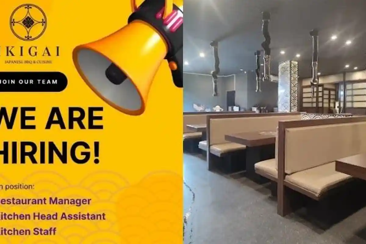 Loker Resto Jepang di Kendari Rekrutmen 3 Posisi, Calon Pelamar Minimal Pengalaman 1 Tahun