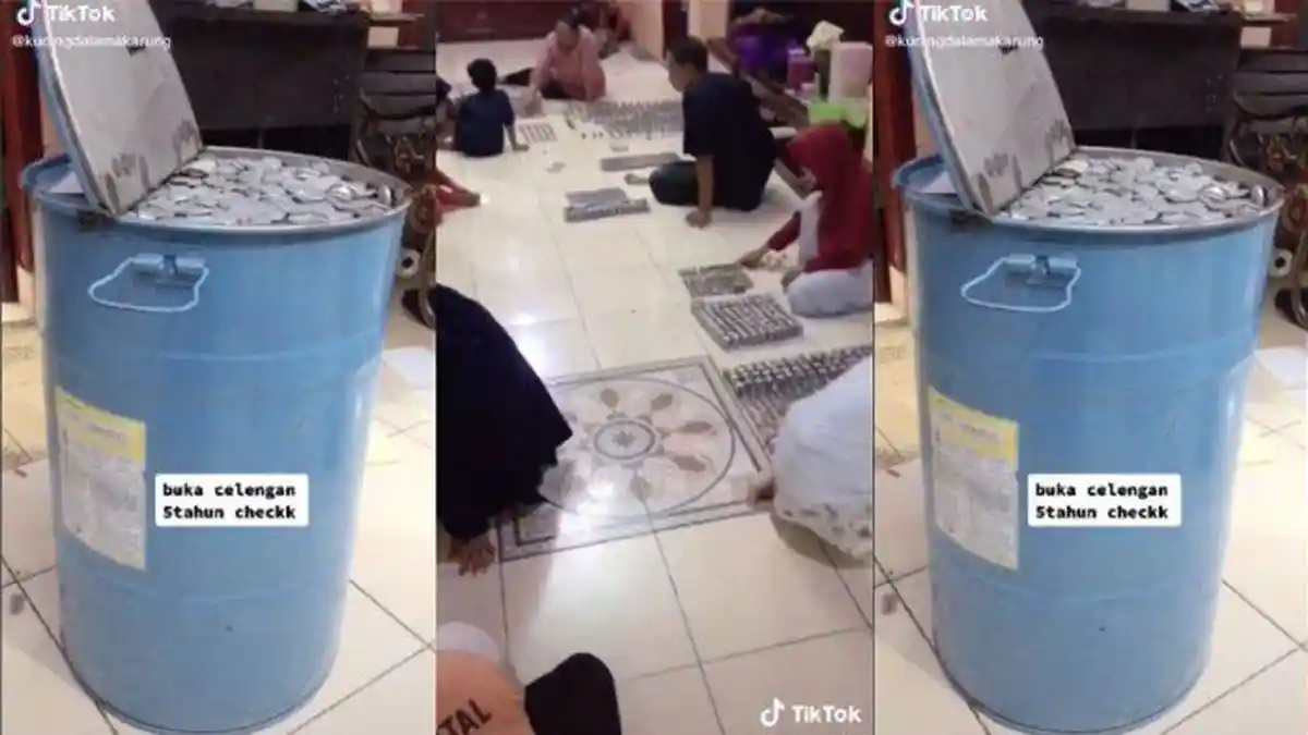 Bongkar Celengan Milik Ayah Hasil Tabungan 5 Tahun, Uang yang Terkumpul Capai Rp 20 Juta