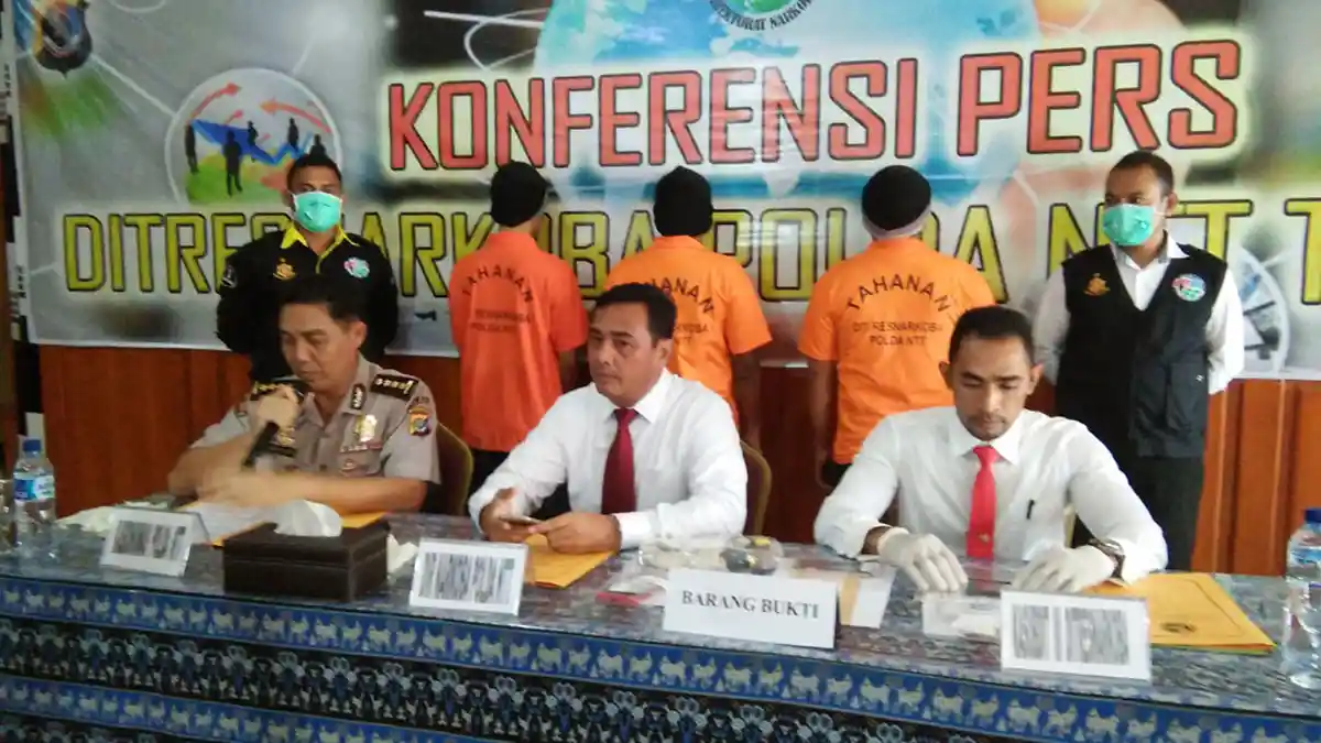 Warga Oesapa Barat Ditangkap Terkait Kepemilikan Narkoba