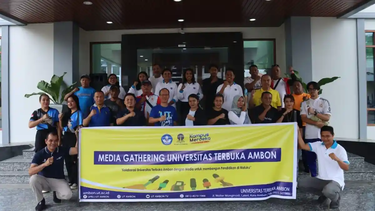 Tingkatkan Kolaborasi Bangun Pendidikan Maluku, UT Ambon Gelar Media Gathering