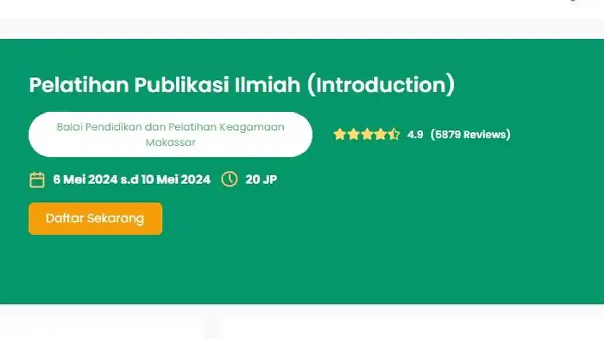 Jawaban Modul 3.7 Publikasi Ilmiah Bentuk Makalah dan Tinjauan Ilmiah Populer, PINTAR Kemenag