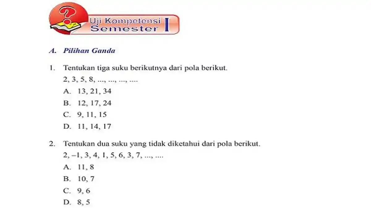 Kunci Jawaban Matematika Kelas 8 Halaman 245, 246, 247, 248, 249, 250, 251 252 Uji Kompetensi
