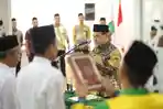 Bupati Tanbu Zairullah Azhar Lantik BPD Hidayah Makmur