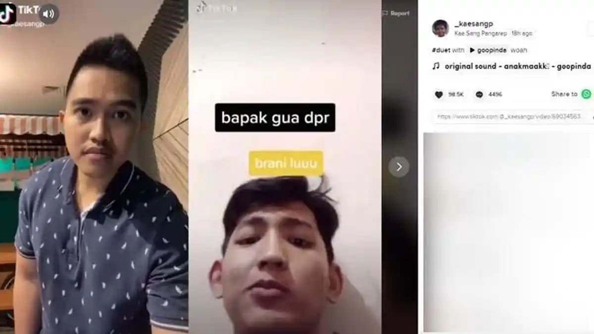 Kaesang Pangarep Bereaksi Lihat Pria Ngaku Anak DPR, Skatmat Sang Pria Sombong : Bapak Gue Presiden