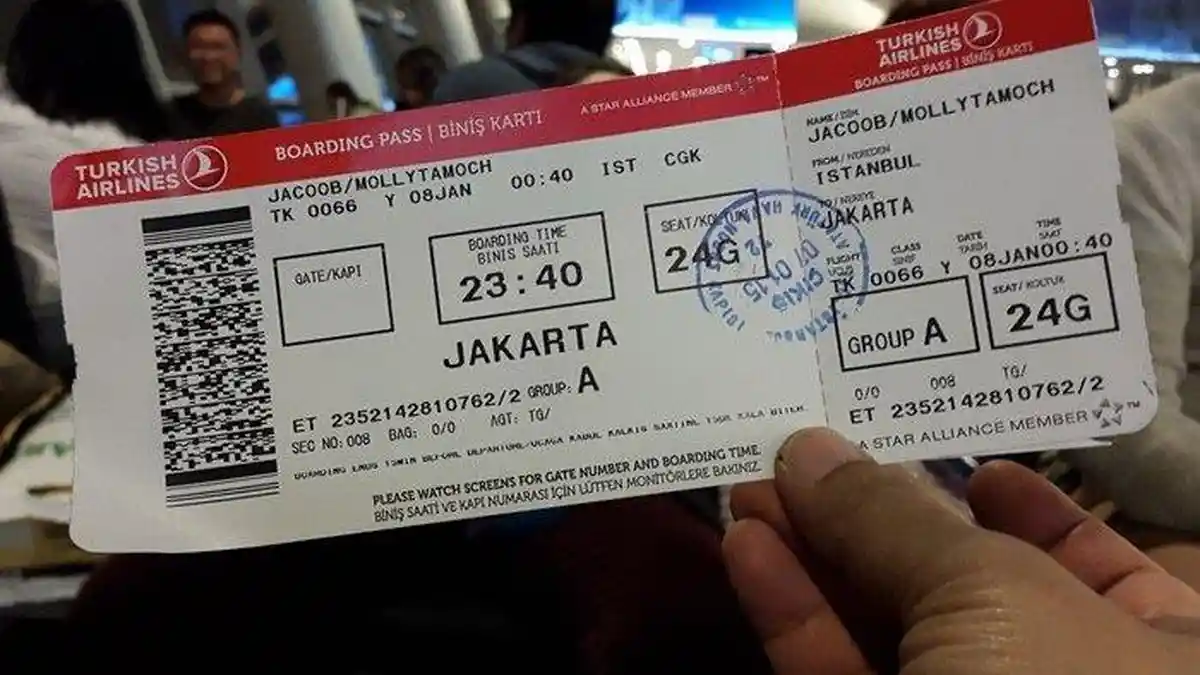 Ini Makna dari Angka, Huruf dan Kode di Boarding Pass Tiket Pesawat
