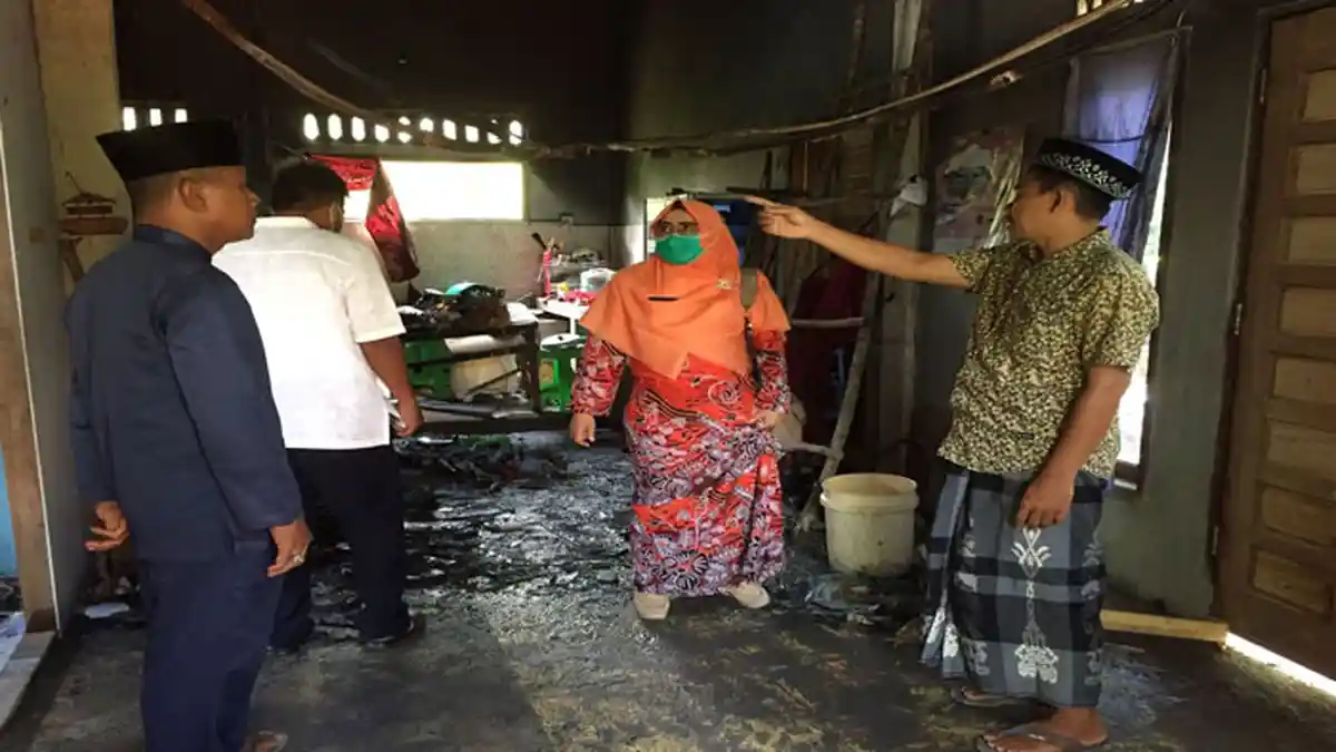 Satu Rumah Terbakar di Bintan, BPBD Gerak Cepat Bantu Korban Kebakaran