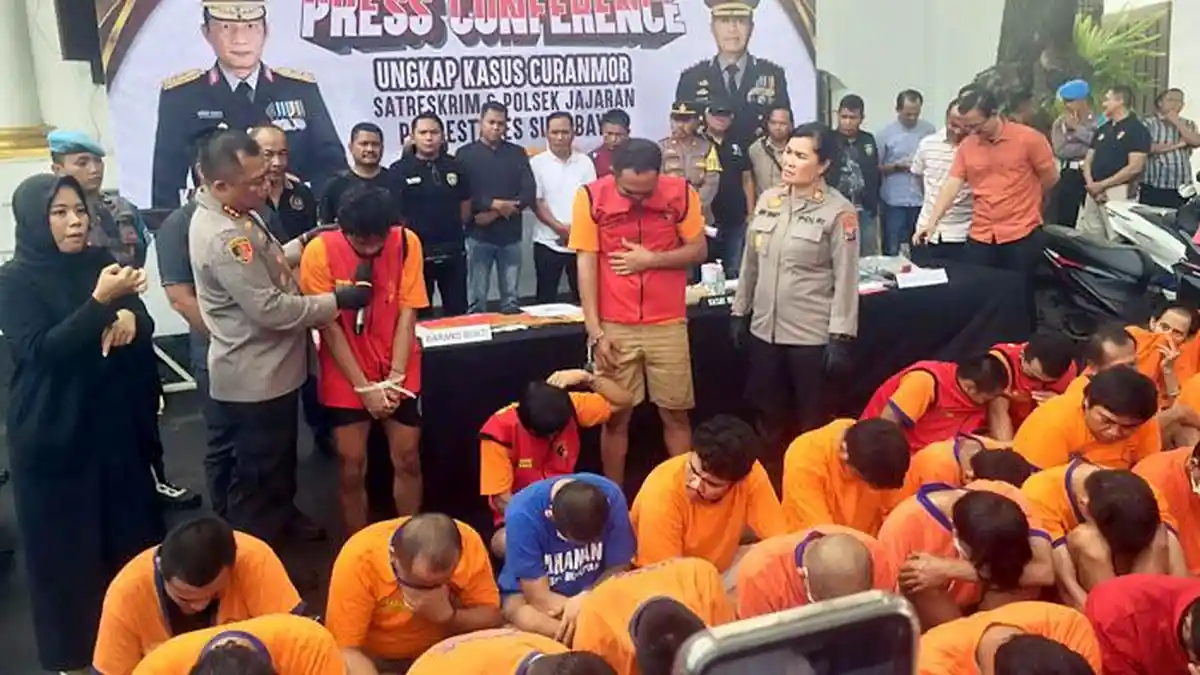 Jumlah Kasus Curanmor di Surabaya Masih Tinggi, Dalam 2 Bulan 41 ...