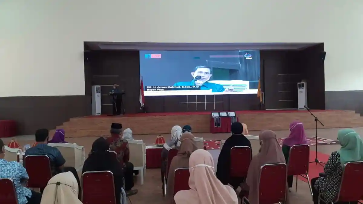 Bupati Buka Pemilihan Duta Anak Kabupaten Wajo 2021
