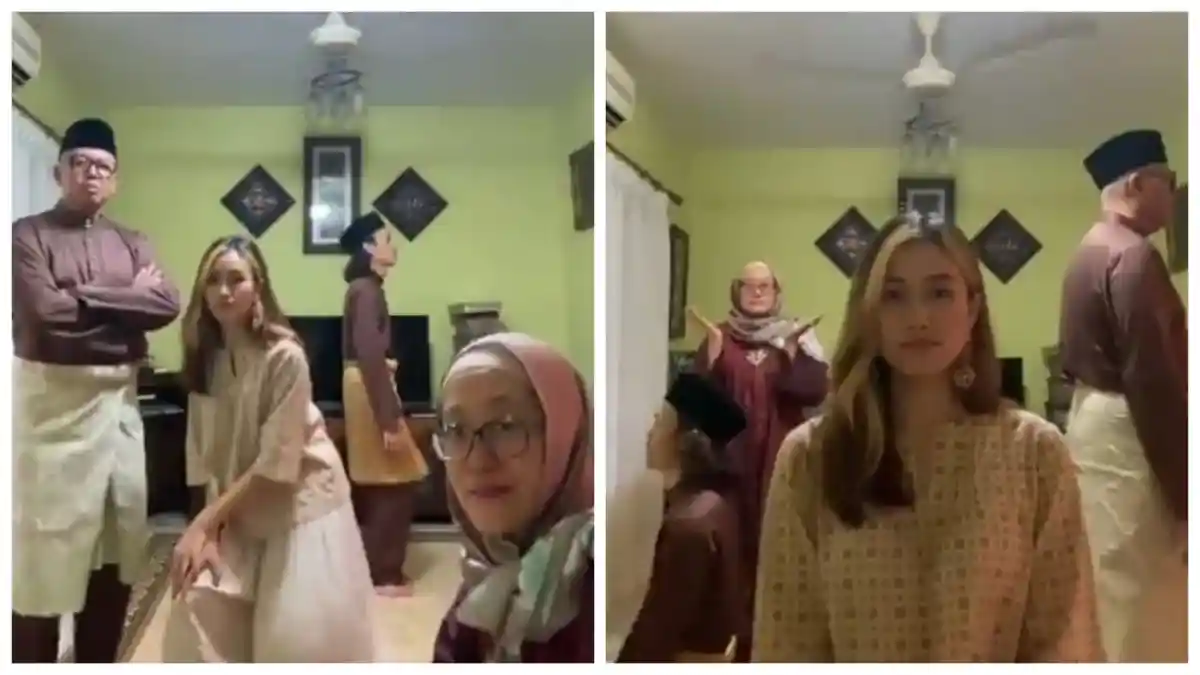 Viral, Satu Keluarga Nari Tiktok, Mak dan Ayah Ikut Begoyang dengan Kompak